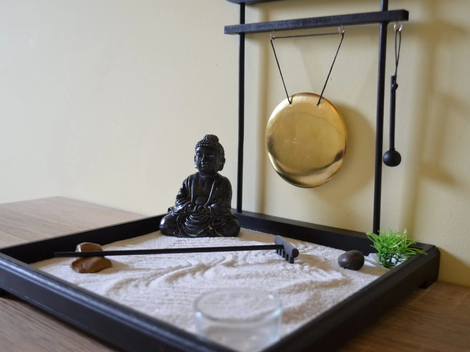 Detalle de decoración buda en Casa Rural El Balcón del Castillo