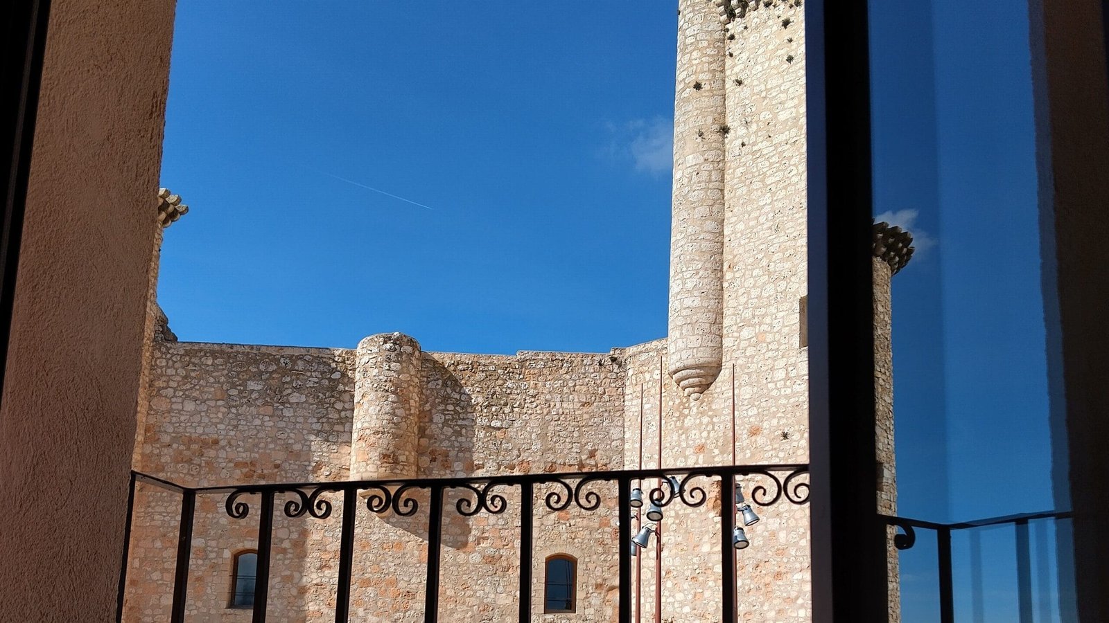 Vistas desde el jacuzzi en El Balcón del Castillo